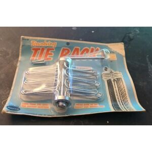Vintage 1964 NEVCO Revolving Tie Holder Retro NOS SEALED